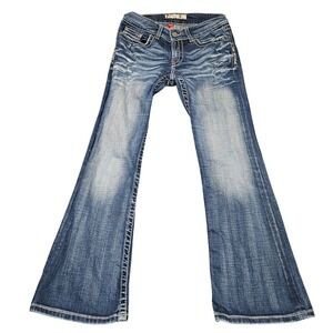 BKE Culture Denim Jeans 28x29.5 Bootcut Light Wash Faded Y2K Grunge Casual